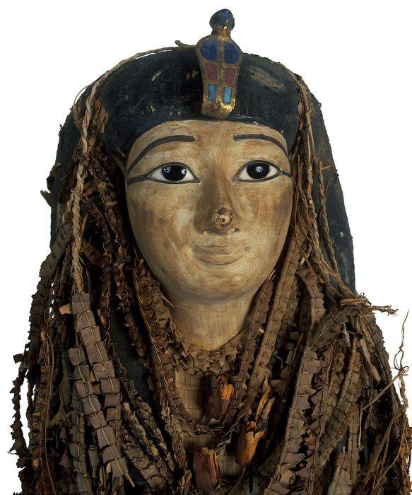 Maska faraona Amenhotepa I, źródło: S. Saleem i Z. Hawass