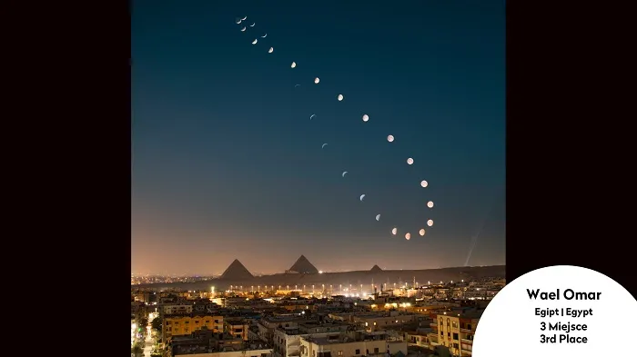 Astrokrajobraz. Miejsce 3. Wael Omar (Egipt), The Egyptian Analemma