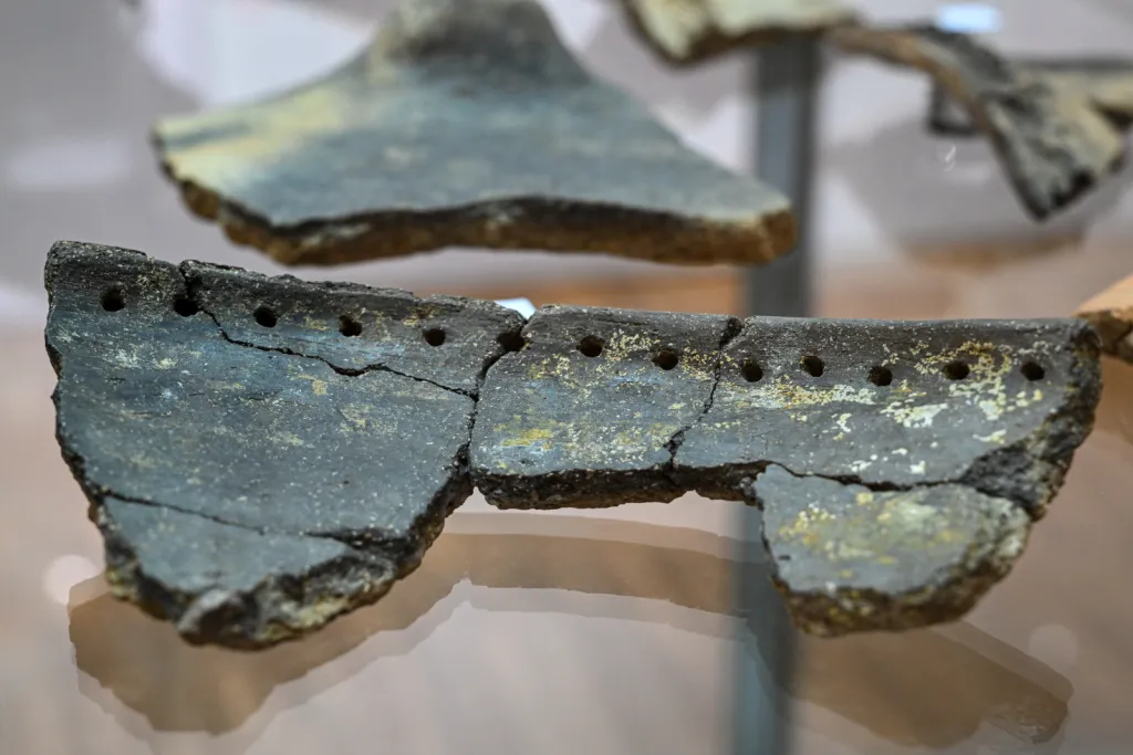 25.11.2025. Otwarcie wystawy „Grodzisko w Chotyńcu. Zachodnia Brama Scytii” w budynku głównym Muzeum Narodowego Ziemi Przemyskiej. PAP/Darek Delmanowicz