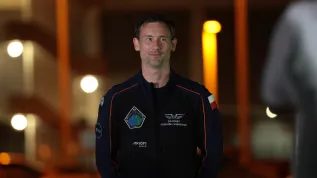 25.06.2025. Na zdjęciu z 24 bm. Polski astronauta Sławosz Uznański-Wiśniewski. PAP/Leszek Szymański