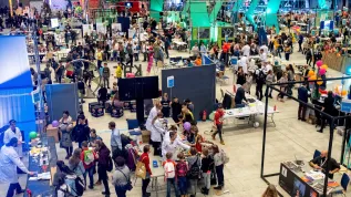 Katowice, 14.01.2019, III edycja Śląskiego Festiwalu Nauki (ag/awol) PAP/Andrzej Grygiel
