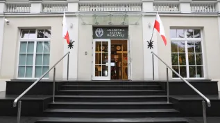17.09.2021. Siedziba Akademii Sztuki Wojennej w Warszawie. PAP/Albert Zawada
