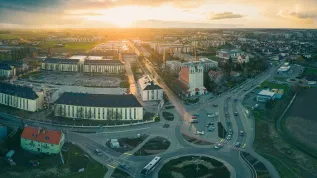 Opole, Rondo Politechniki Opolskiej. W pobliżu kampus uczelni. Źródło: AdobeStock