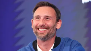 03.09.2025. Polski astronauta, członek załogi Axiom-4 dr Sławosz Uznański-Wiśniewski. PAP/Jarek Praszkiewicz