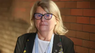 Rektorka UAM w Poznaniu, szefowa KRASP, prof. dr hab. Bogumiła Kaniewska (aldg) PAP/Jarek Praszkiewicz