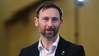 13.04.2026. Astronauta Europejskiej Agencji Kosmicznej Sławosz Uznański-Wiśniewski. PAP/Marcin Obara