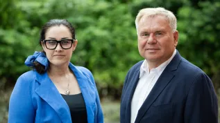 N/z dr hab. Magdalena Zemelka-Wiącek prof. UMW i prof. Marek Jutel. fot. Krzysztof Ćwik/UMW