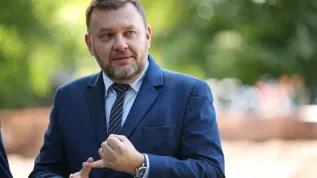 Kraków, 22.08.2025. Prezes Europejskiej Fundacji Kosmicznej Łukasz Wilczyński. Fot. PAP/ Łukasz Gągulski