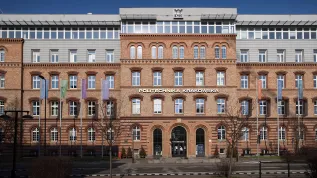 Kraków, 31.03.2021. Główny budynek Politechniki Krakowskiej im. Tadeusza Kościuszki. PAP/Łukasz Gągulski
