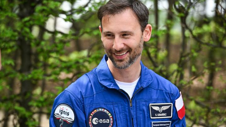 Niemcy/ Polski astronauta wylądował w Kolonii