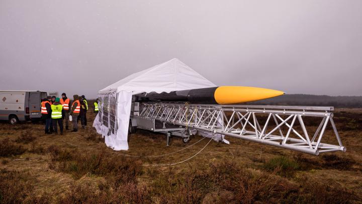 Pomorskie/ Udany start polskiej rakiety suborbitalnej PERUN