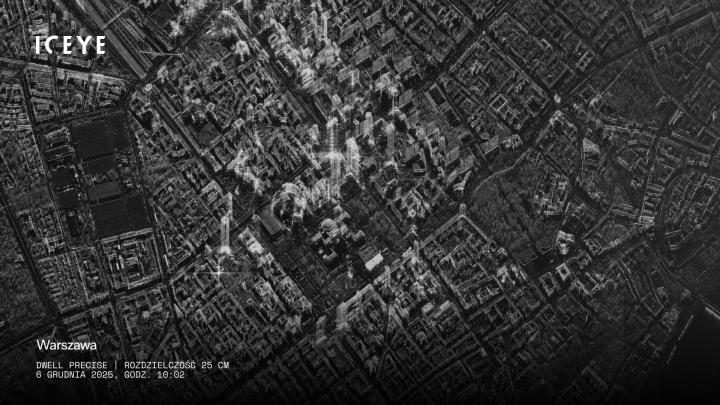 Firma ICEYE opublikowała pierwsze zdjęcia wykonane przez satelitę Sił Zbrojnych RP