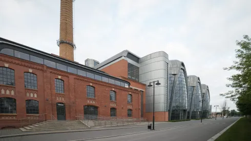 28.05.2015. Zrewitalizowana  zabytkowa elektrociepłownia EC1. PAP/Grzegorz Michałowski  