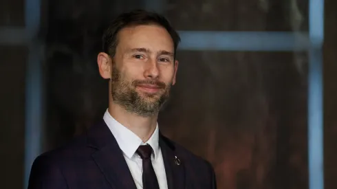 18.10.2025. Astronauta Europejskiej Agencji Kosmicznej dr Sławosz Uznański-Wiśniewski. PAP/Marian Zubrzycki