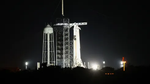 25.06.2025. Rakieta Falcon 9. PAP/Leszek Szymański