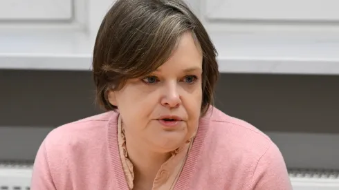 , 06.02.2026. Wiceministrer nauki i szkolnictwa wyższego Karolina Zioło-Pużuk podczas śniadania prasowego poświęconego nowemu modelowi ewaluacji jakości działalności naukowej, 6 bm. w siedzibie MNiSW w Warszawie. (jm) PAP/Radek Pietruszka