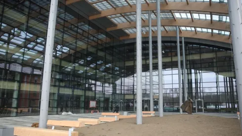 Nowy kampus Uniwersytetu Papieskiego Jana Pawła II w Krakowie  (aldg) PAP/Łukasz Gągulski