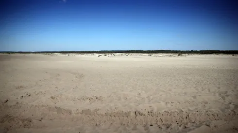 , 03.06.2022. Pustyna Błędowska przed rozpoczęciem sezonu turystycznego, 3 bm. w Kluczach. Pustynia Błędowska to największy w Polsce obszar lotnych piasków, leżący na pograniczu Wyżyny Śląskiej i Wyżyny Olkuskiej. Obszar pustyni objęty jest programem ochrony Natura 2000. PAP/Łukasz Gągulski