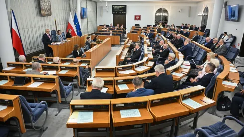 21.05.2026. Obrady Senatu w Warszawie. PAP/Radek Pietruszka