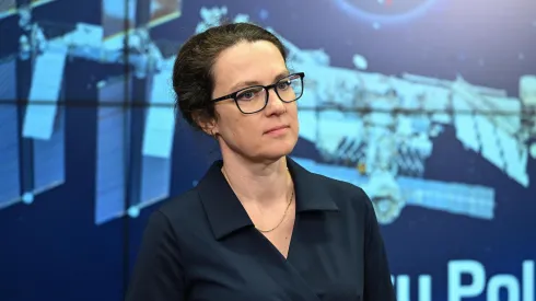 02.07.2025. Prezes Polskiej Agencji Kosmicznej Marta Ewa Wachowicz. PAP/Radek Pietruszka