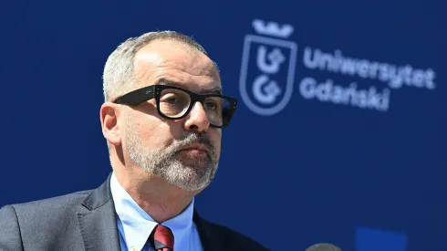 28.04.2025. Rektor UG prof. Piotr Stepnowski. Fot. Adam Warżawa