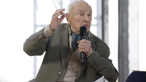 Na zdjęciu socjolog i filozof Edgar Morin. EPA/YOAN VALAT 30.08.2022