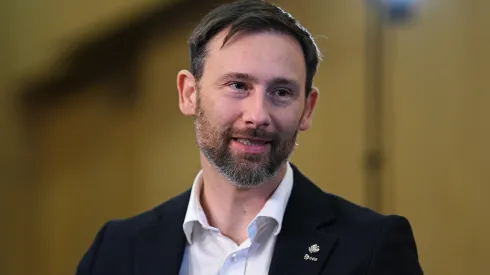 13.04.2026. Astronauta Europejskiej Agencji Kosmicznej Sławosz Uznański-Wiśniewski. PAP/Marcin Obara