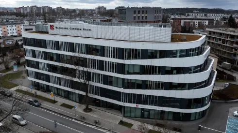 21.02.2024. Siedziba Narodowego Centrum Nauki przy ul. Twardowskiego 16 w Krakowie. PAP/Łukasz Gągulski