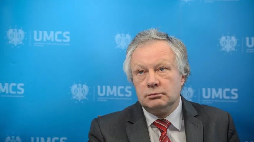 Rektor UMCS prof. Stanisław Michałowski. Fot. PAP/Wojciech Pacewicz 21.10.2013