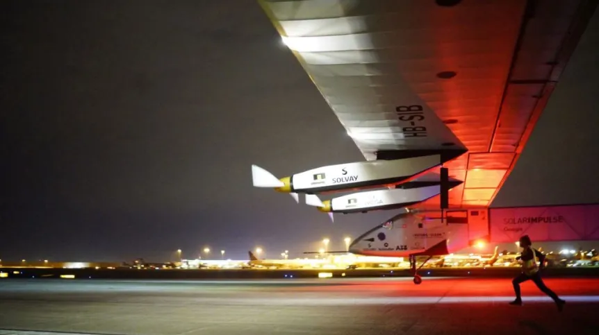 Fot. PAP/EPA/ SOLAR IMPULSE 21.05.2016