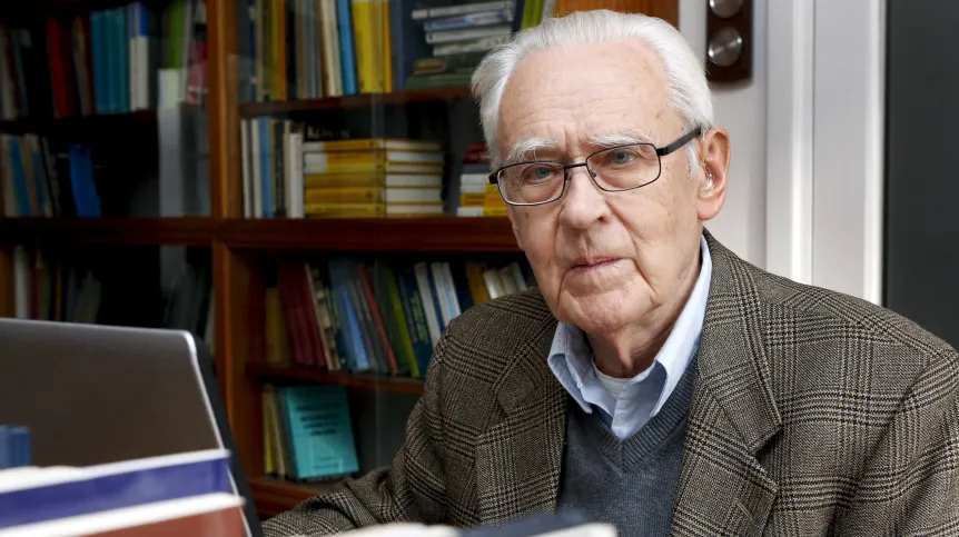 Prof. A.Trautman. Fot. Magdalena Wiśniewska-Krasińska/FNP