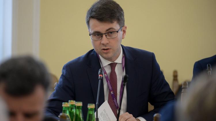 Wiceminister w Ministerstwie Nauki i Szkolnictwa Wyższego Piotr Müller. Fot. PAP/Marcin Obara 22.03.2018