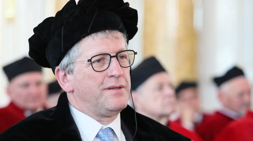Prof. Eric Van Cutsem otrzymał godność doktora honoris causa Warszawskiego Uniwersytetu Medycznego. Fot. PAP/Leszek Szymański 27.06.2018