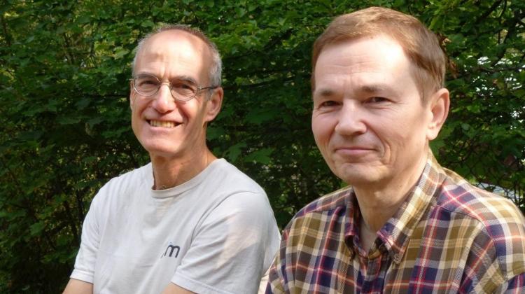 Od lewej prof. Peter B. Reich i prof. Jacek Oleksyn. Fot. archiwum prywatne