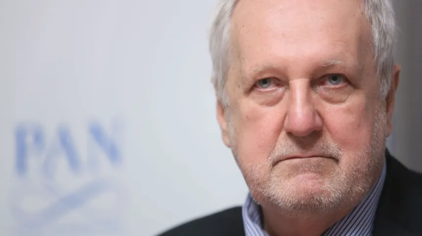 Prezes PAN prof. dr hab. Jerzy Duszyński. Fot. PAP/Leszek Szymański 01.12.2016