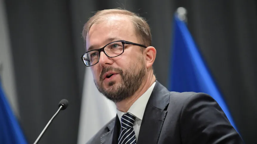 Warszawa, 22.11.2018. Sekretarz stanu w Ministerstwie Nauki i Szkolnictwa Wyższego dr Piotr Dardziński. PAP/Marcin Obara