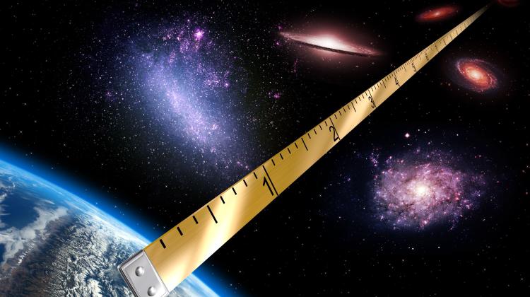 Metoda pomiaru odległości zespołu prof. Grzegorza Pietrzyńskiego często nazywana jest polską linijką kosmiczną. Źródło: Grzegorz Pietrzyński   