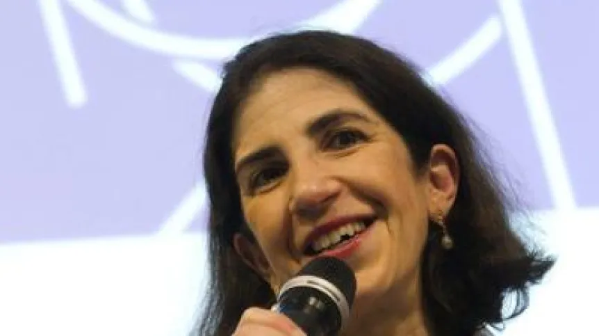 Fabiola Gianotti, rzeczniczka eksperymentu ATLAS. EPA/SALVATORE DI NOLFI Dostawca: PAP/EPA.