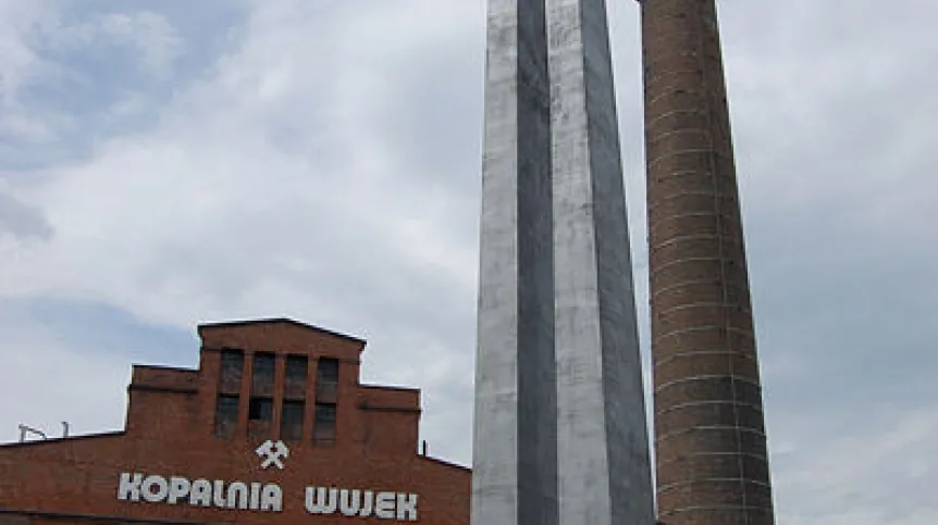 Kopalnia węgla kamiennego Pniówek w Jastrzębiu. PAP/Andrzej Grygiel