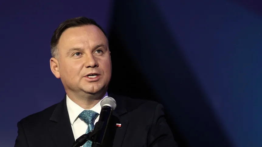 Prezydent RP Andrzej Duda. Fot. PAP/Łukasz Gągulski 19.10.2019