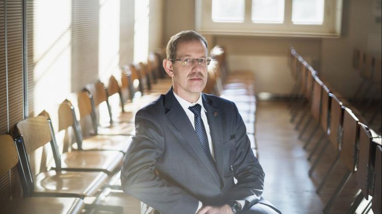 Rektor Uniwersytetu Warszawskiego dr hab. Marcin Pałys. Fot. M. Kaźmierczak/Uniwersytet Warszawski