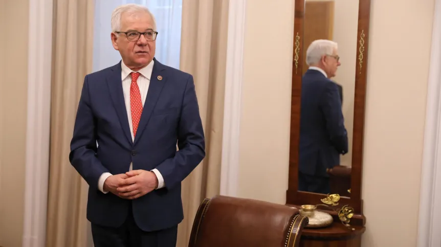 Warszawa, 16.11.2019. Minister spraw zagranicznych Jacek Czaputowicz podczas Dnia Otwartego w Ministerstwie Spraw Zagranicznych, 16 bm. w Warszawie. (tg/awol) PAP/Tomasz Gzell