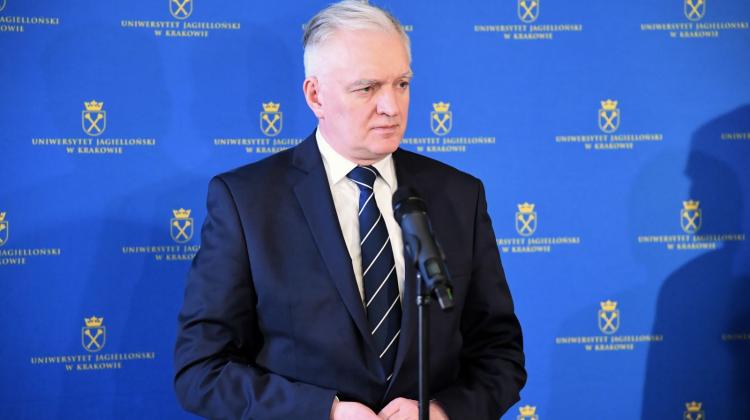Wicepremier, minister nauki i szkolnictwa wyższego Jarosław Gowin. Fot. PAP/Jacek Bednarczyk 09.03.2020