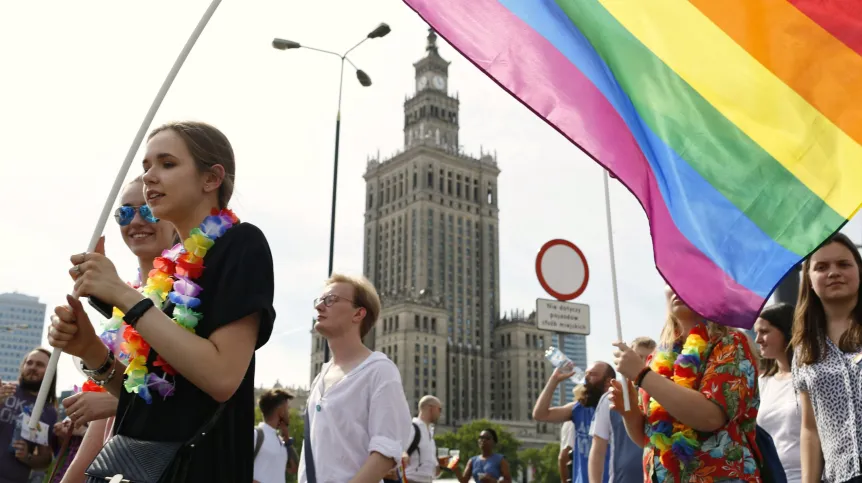 Warszawa, 09.06.2018. Parada Równości, Warszawa (cat) PAP/Adam Guz