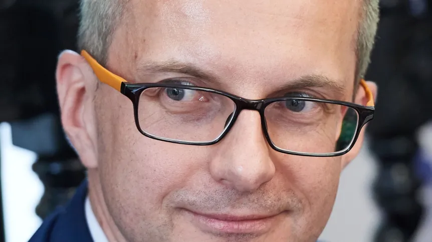 Rektor Gdańskiego Uniwersytetu Medycznego prof. Marcin Gruchała. Fot. PAP/Adam Warżawa 07.07.2017