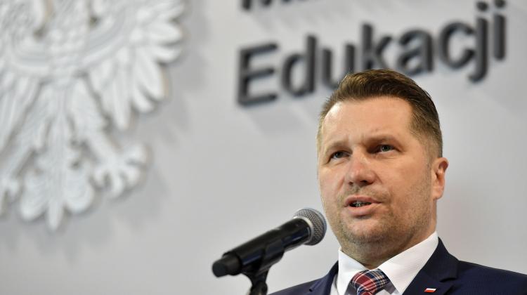 Minister edukacji i nauki Przemysław Czarnek. Fot. PAP/Piotr Nowak  18.11.2020