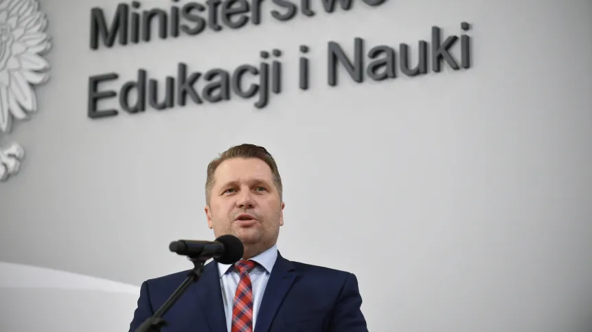 Minister edukacji i nauki Przemysław Czarnek. PAP/Marcin Obara 12.08.2021