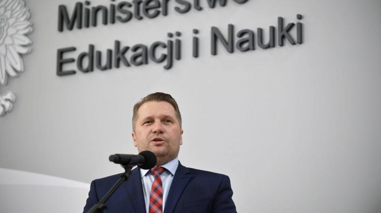 Minister edukacji i nauki Przemysław Czarnek. PAP/Marcin Obara 12.08.2021 