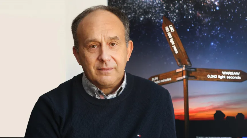 Prof. Grzegorz Pietrzyński. Fot. Magdalena Wiśniewska-Krasińska/Archiwum FNP