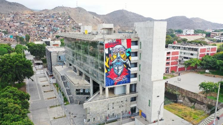 E.J.Habich - mural na Universidad Nacional de Ingenieria w Limie, materiały prasowe 